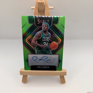 2021 Panini Select Signatures Neon Green Prizm /99 Paul Pierce #SG-PPC Auto HOF FRENLY BRICKS - Open 7 Days