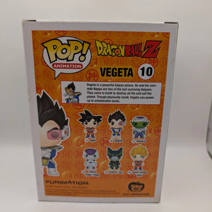 Animation Funko Pop - Vegeta - Dragon Ball Z - No. 10 FRENLY BRICKS - Open 7 Days