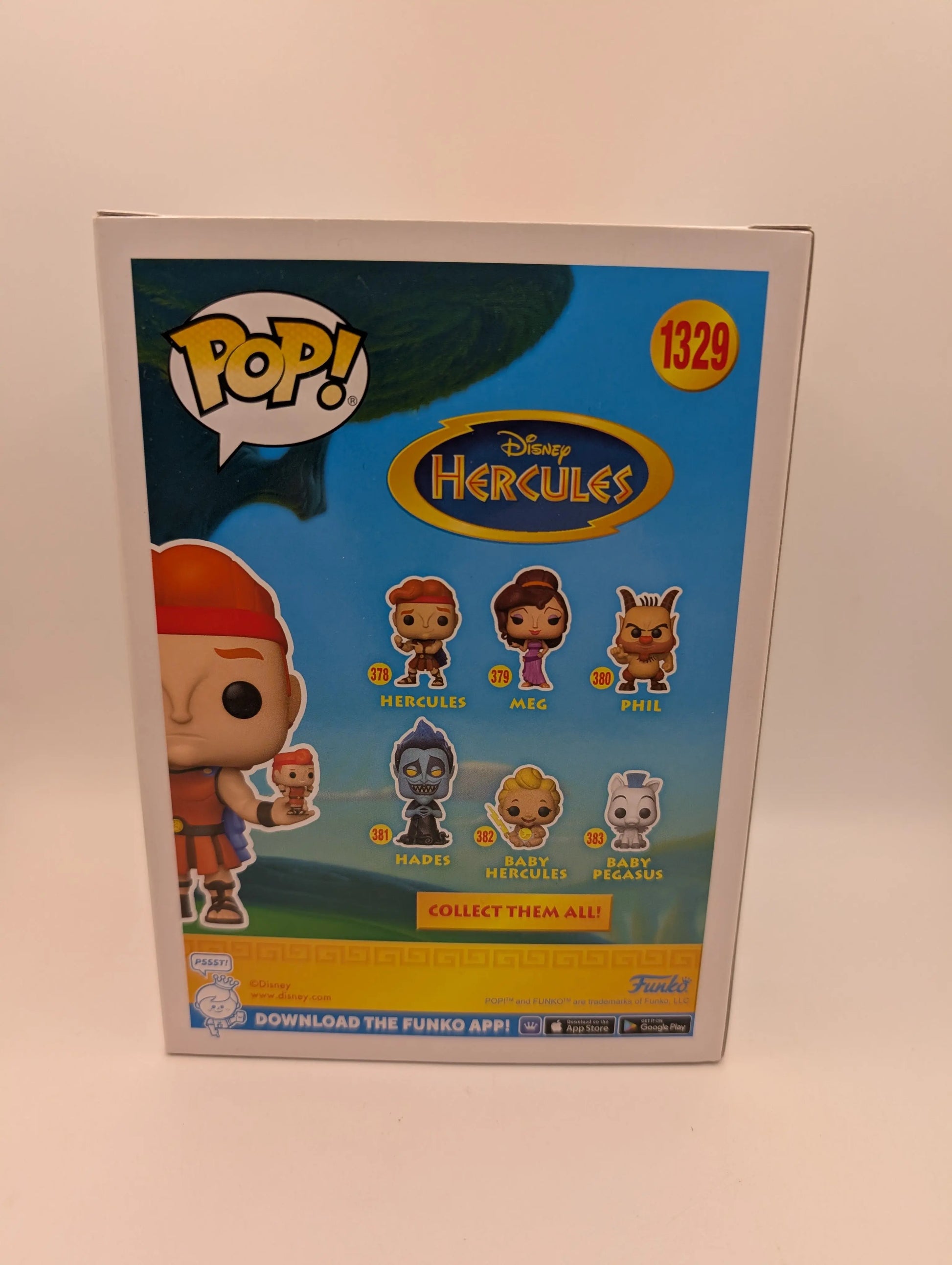 Funko Pop! Vinyl #1329 Disney Hercules with Action Figure WONDERCON 2023 FRENLY BRICKS - Open 7 Days
