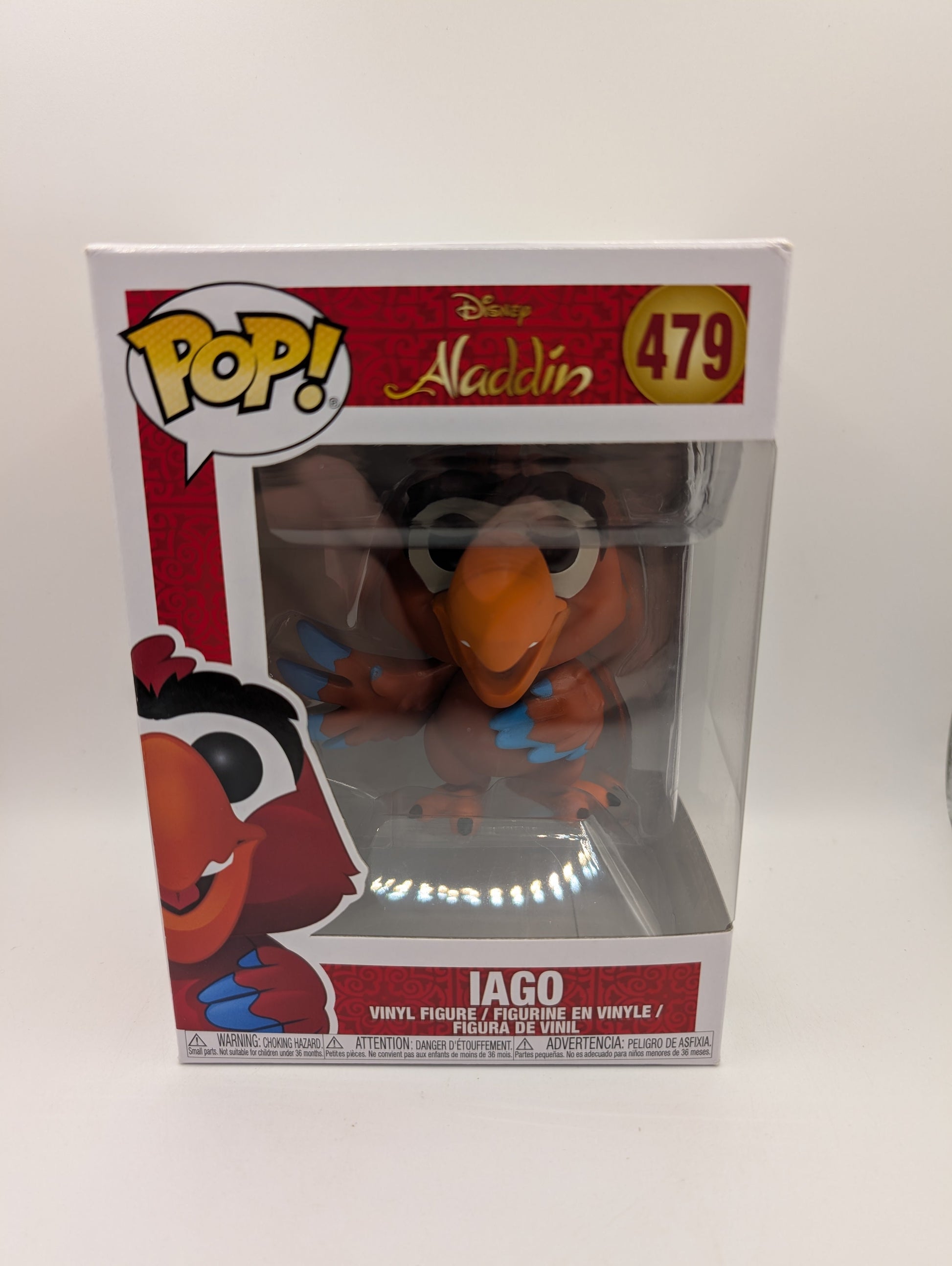 IAGO #479 FUNKO POP VINYL FIGURE DISNEY ALADDIN FRENLY BRICKS - Open 7 Days