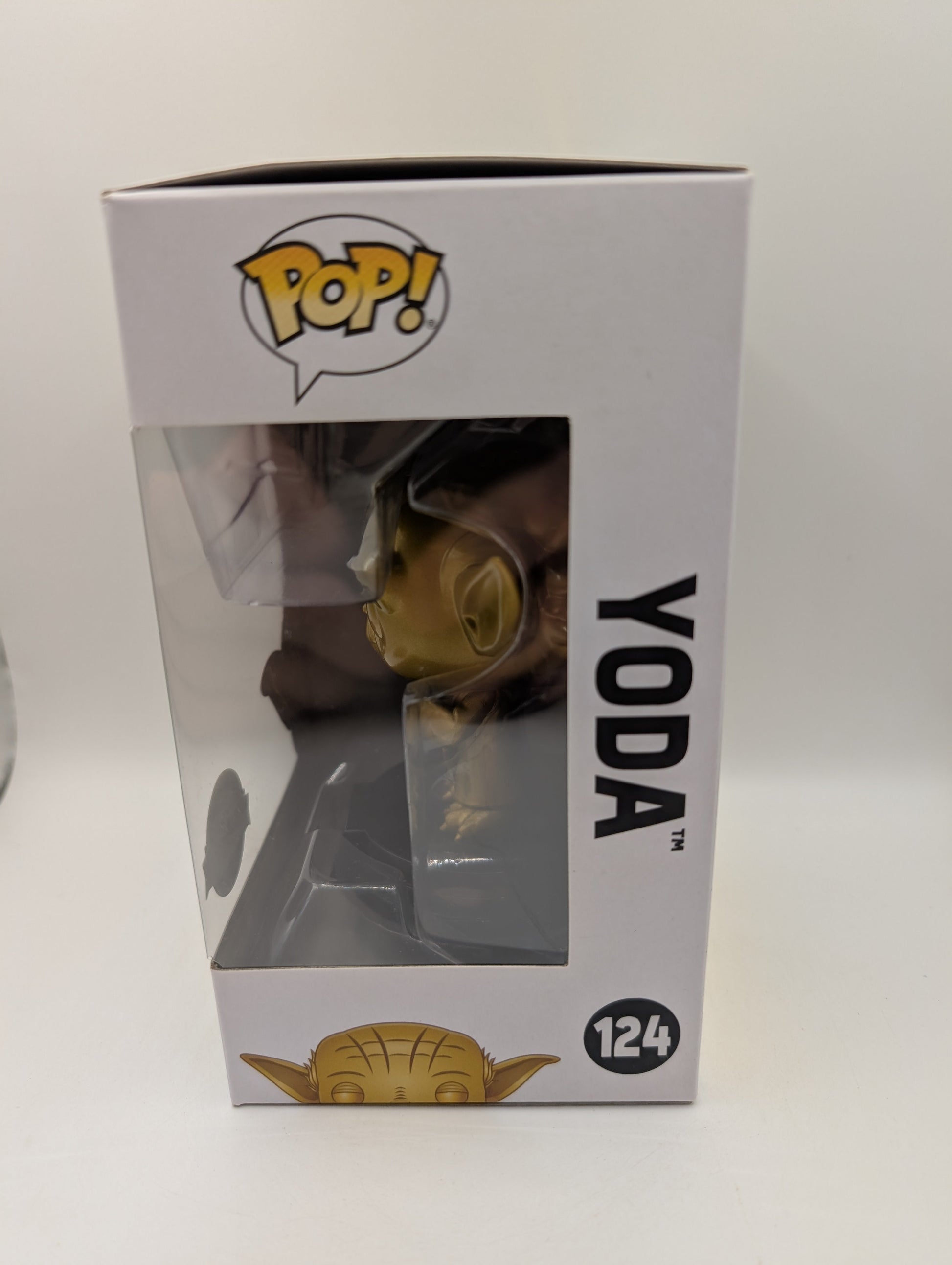 STAR WARS - Yoda (Gold Metallic) no. 124 Funko Pop Vinyl FRENLY BRICKS - Open 7 Days