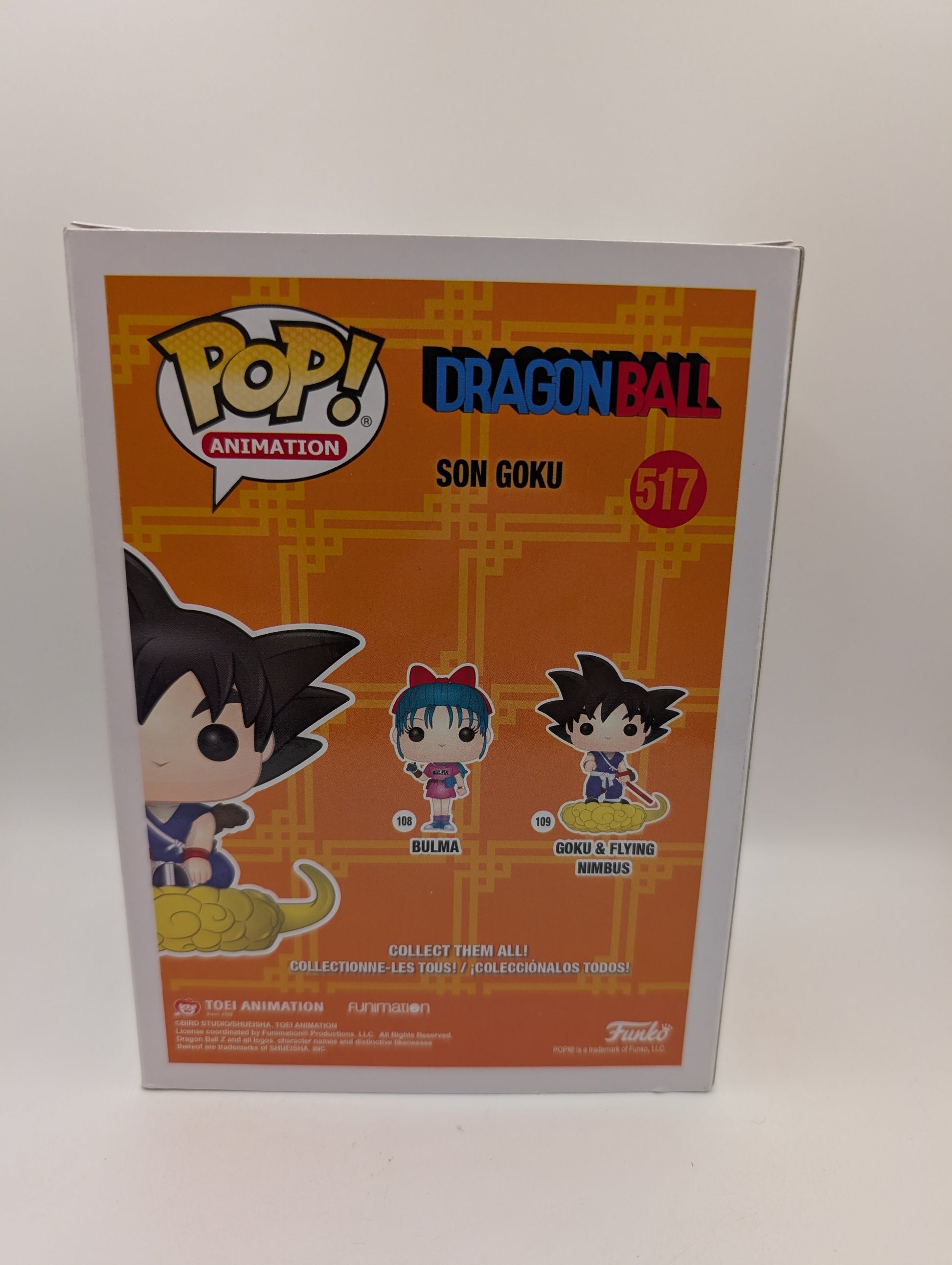 Son Goku #517 - Dragon Ball - Funko Pop! Animation FRENLY BRICKS - Open 7 Days