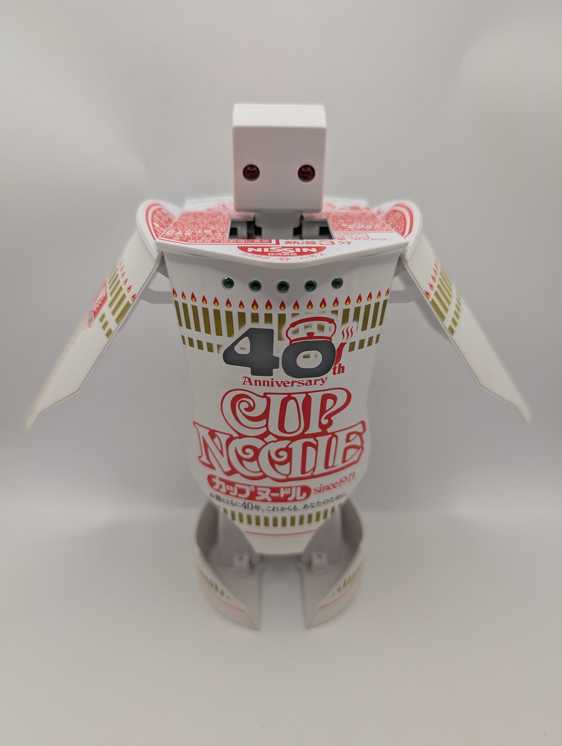 Nissin Cup Noodle ROBO TIMER Waltz Flowers Dance Robot Figure FRENLY BRICKS - Open 7 Days