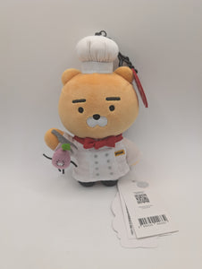 Netflix Culinary Class Wars x Kakao Friends Ryan Chef Plush Keychain - Korea Exclusive Collab