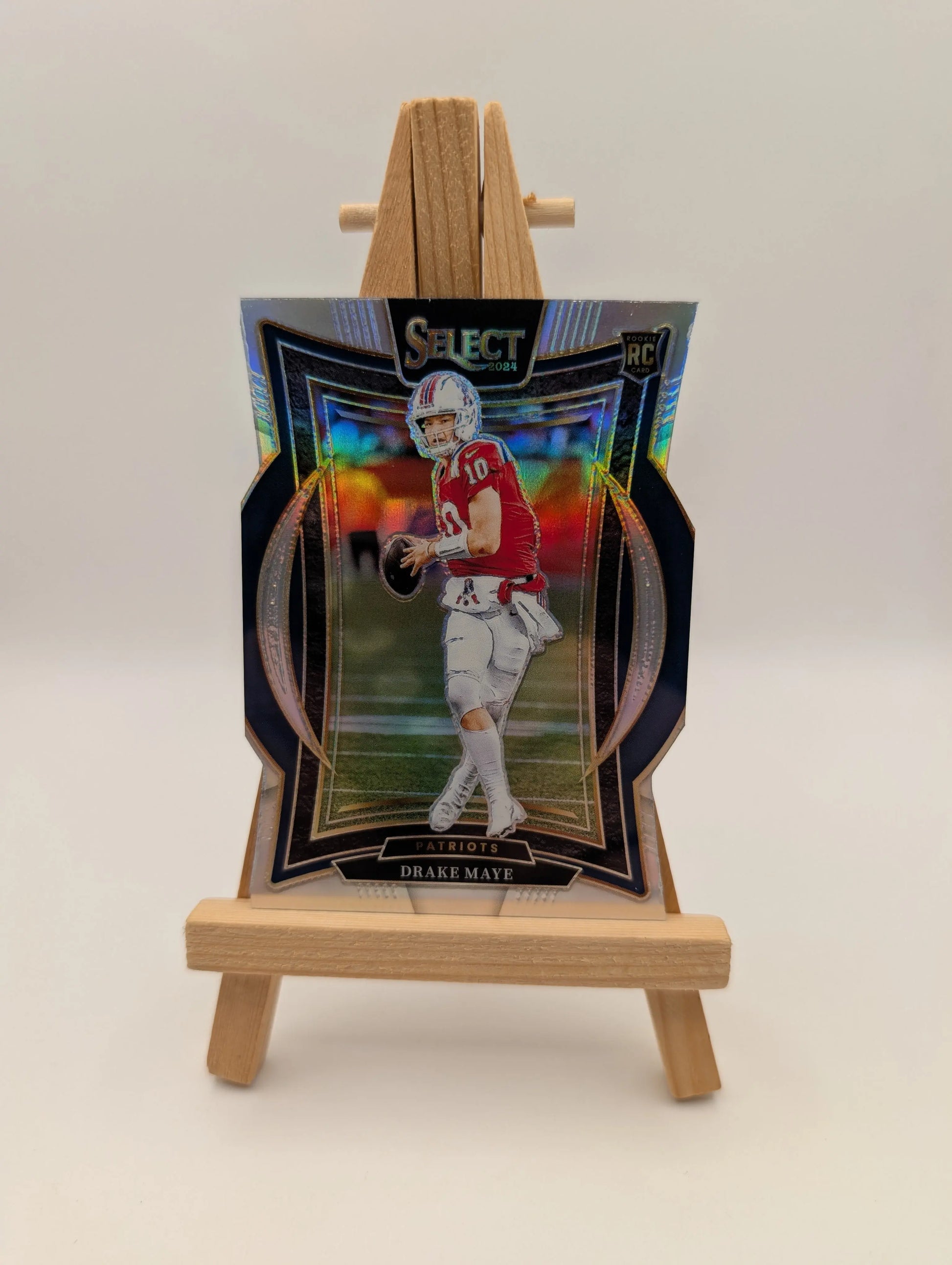 2024 Panini Select - Concourse Drake Maye #27 Silver Prizm Die-Cut (RC) FRENLY BRICKS - Open 7 Days