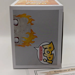 Funko Pop The Walking Dead - Burning Walker #354 Signed COA Greg Nicotero FRENLY BRICKS - Open 7 Days