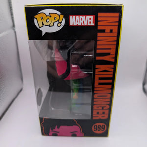 RARE Black Light Infinity Killmonger 989 Funko Pop Vinyl FRENLY BRICKS - Open 7 Days