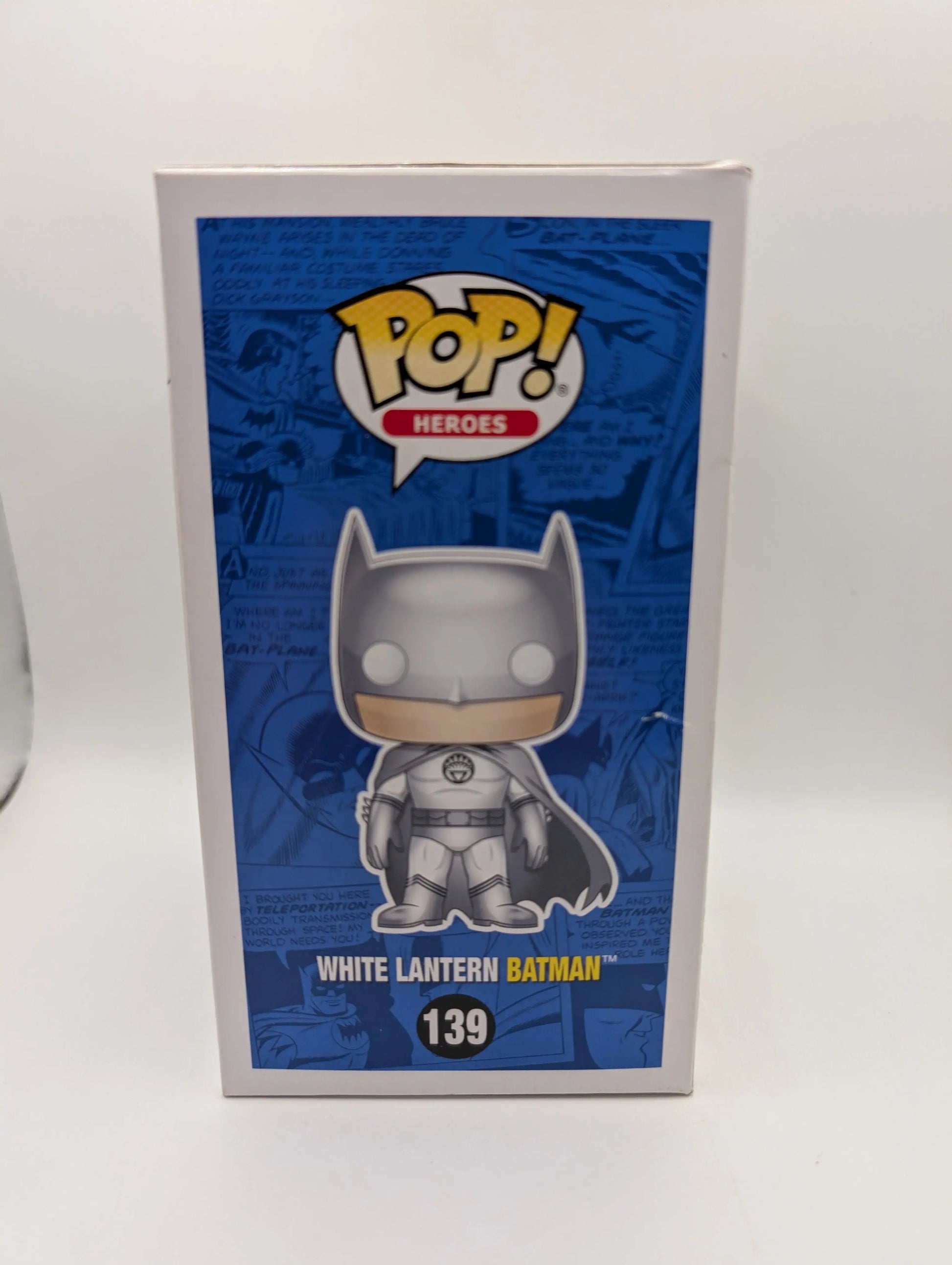 DC Super Heros Funko Pop #139 White Lantern Batman FRENLY BRICKS - Open 7 Days
