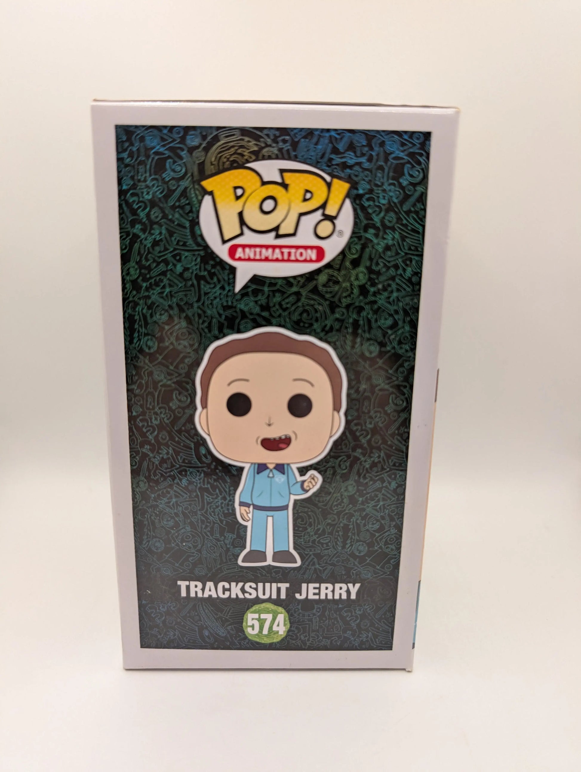 Funko Pop! Tracksuit Jerry #574 Rick and Morty 2019 SDCC Exclusive Vaulted FRENLY BRICKS - Open 7 Days