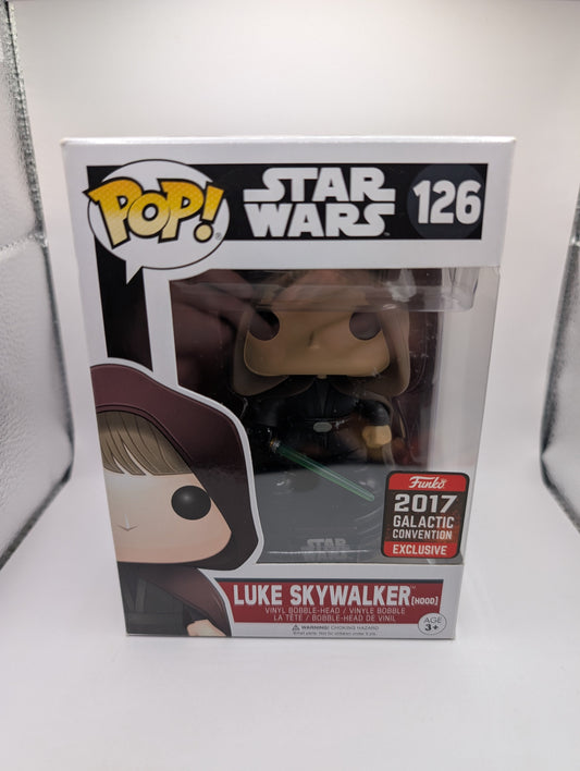 Luke Skywalker #126 (Hooded) Galactic Con 2017 Stickered Exclusive FRENLY BRICKS - Open 7 Days