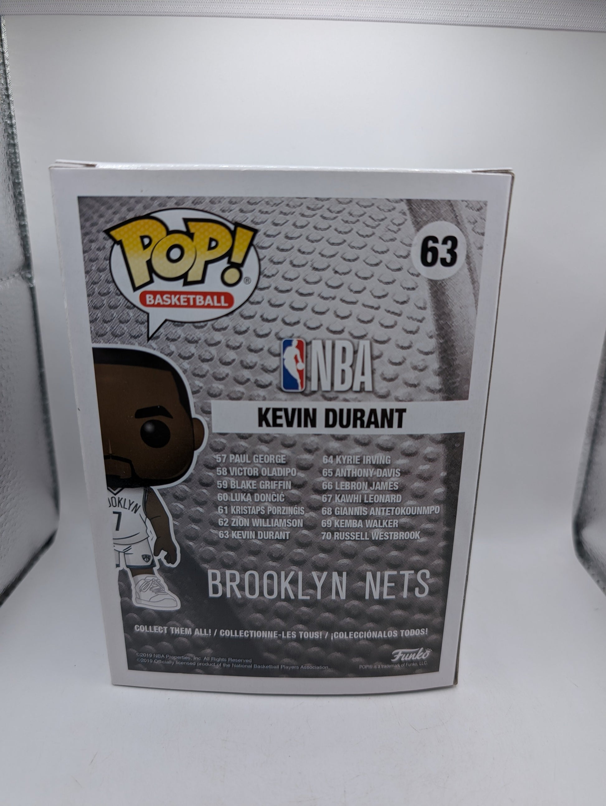 Kevin Durant Brooklyn Nets Nba Funko Pop Vinyl 63 FRENLY BRICKS - Open 7 Days