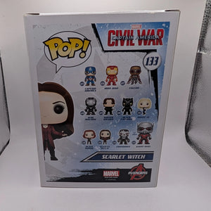 Funko Marvel Civil War Captain America Scarlet Witch Pop! Vinyl Figure #133 FRENLY BRICKS - Open 7 Days