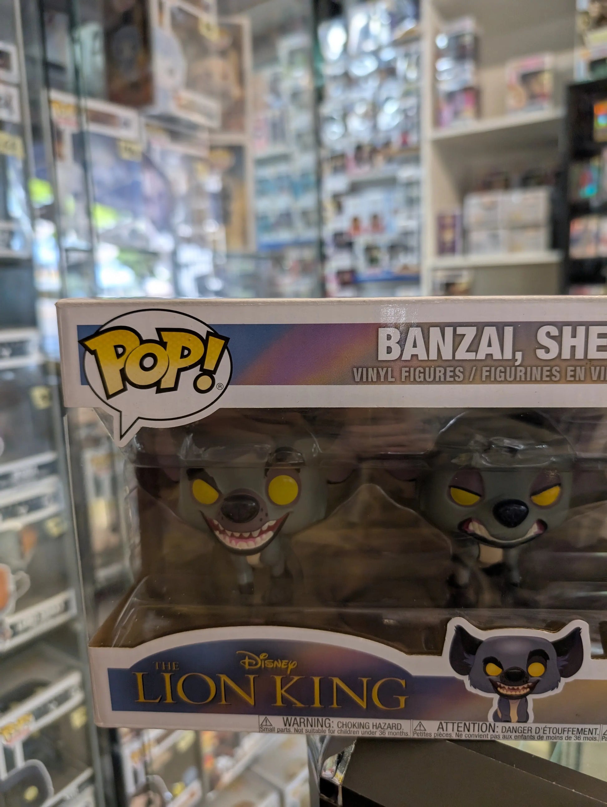 POP VINYL 3 PACK BANZAI, SHENZI & ED THE LION KING DISNEY VAULTED NEW UNOPENED FRENLY BRICKS - Open 7 Days
