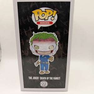 Funko Pop Heroes The Joker  DC Super Heroes Hot Topic exclusive # 273 FRENLY BRICKS - Open 7 Days