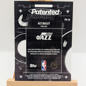 2025-26 Topps Chrome Patented Rookie Ace Bailey Utah Jazz #PD-20 FRENLY BRICKS - Open 7 Days