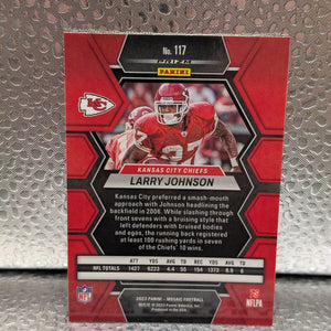 2023 Panini Mosaic - Honeycomb Prizm SSP #117 Larry Johnson Chiefs FRENLY BRICKS - Open 7 Days