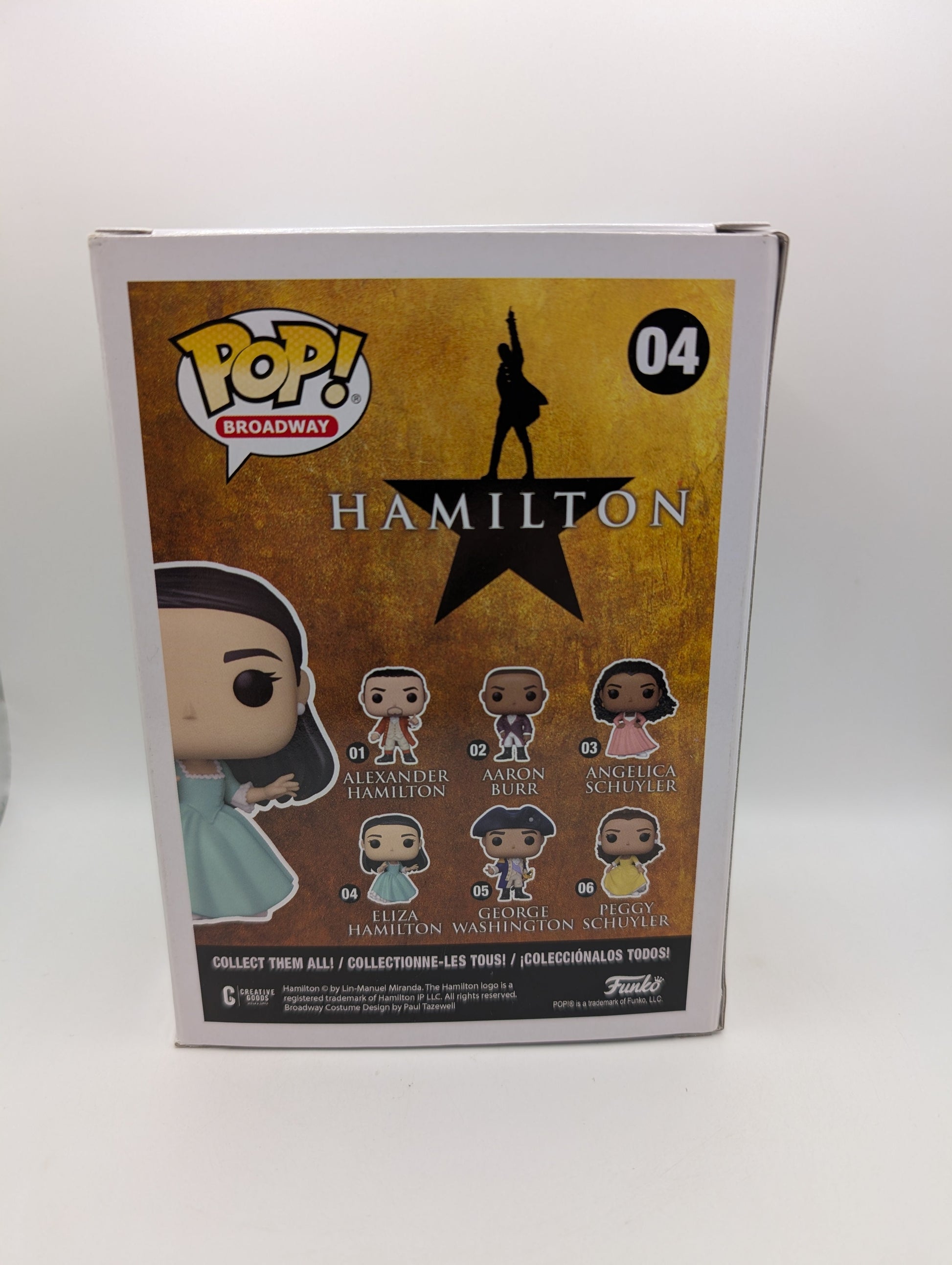 Funko Pop! Broadway Hamilton: Eliza Hamilton #04 FRENLY BRICKS - Open 7 Days