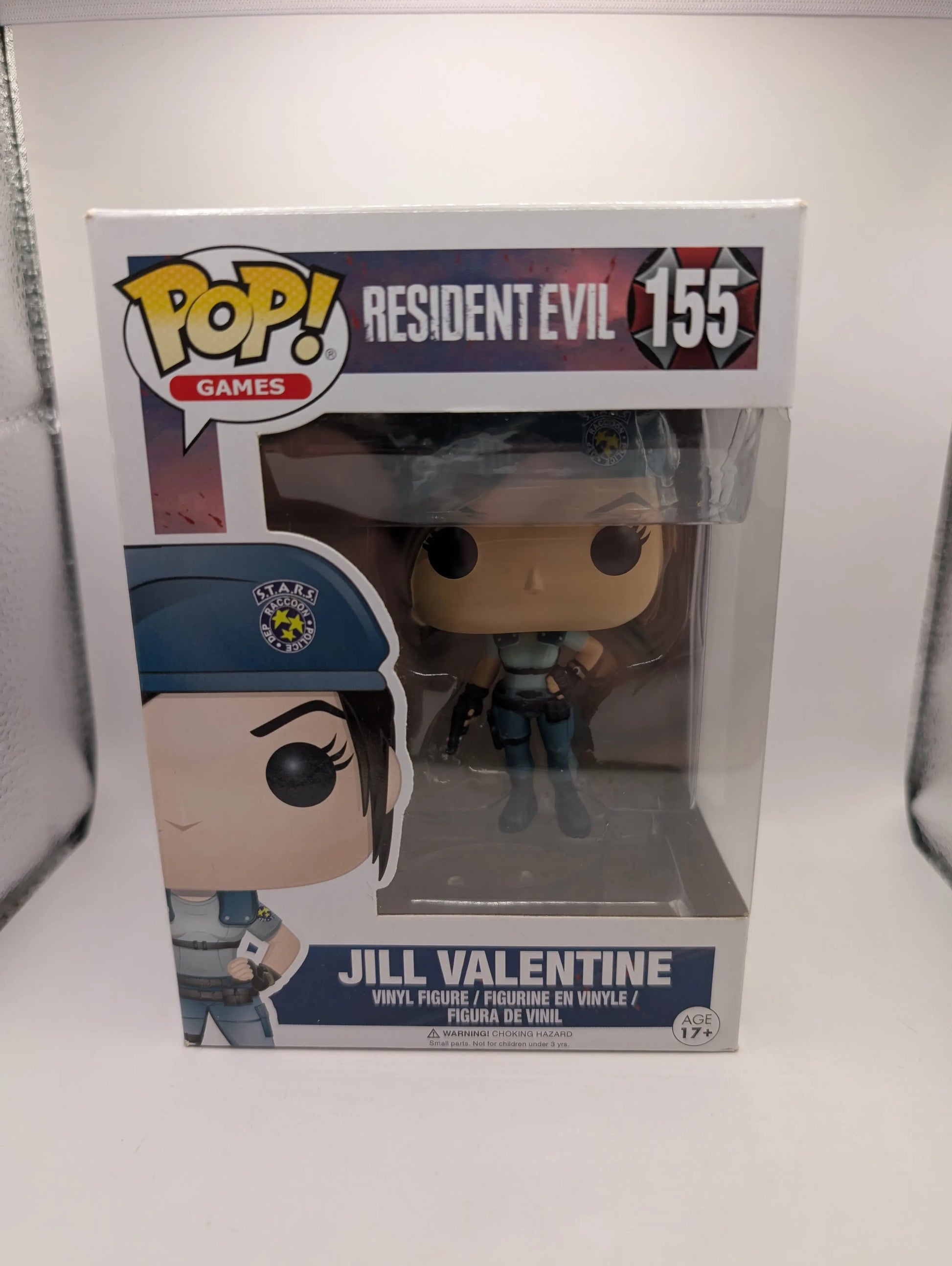 Funko Pop! Games Vinyl - Resident Evil - Jill Valentine #155 Vaulted Rare Figure FRENLY BRICKS - Open 7 Days