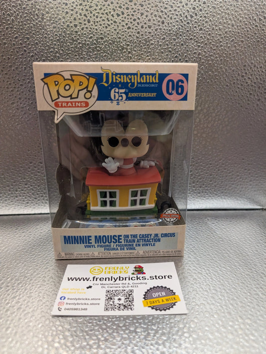 Disneyland 65th Anniversary - Minnie Train Carriage US Exclusive Pop! Vinyl 06 FRENLY BRICKS - Open 7 Days