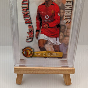 2003 MAGIC BOX INT. SHOOT OUT PREMIER LEAGUE CRISTIANO RONALDO SHOOT OUT PSA 8 FRENLY BRICKS - Open 7 Days