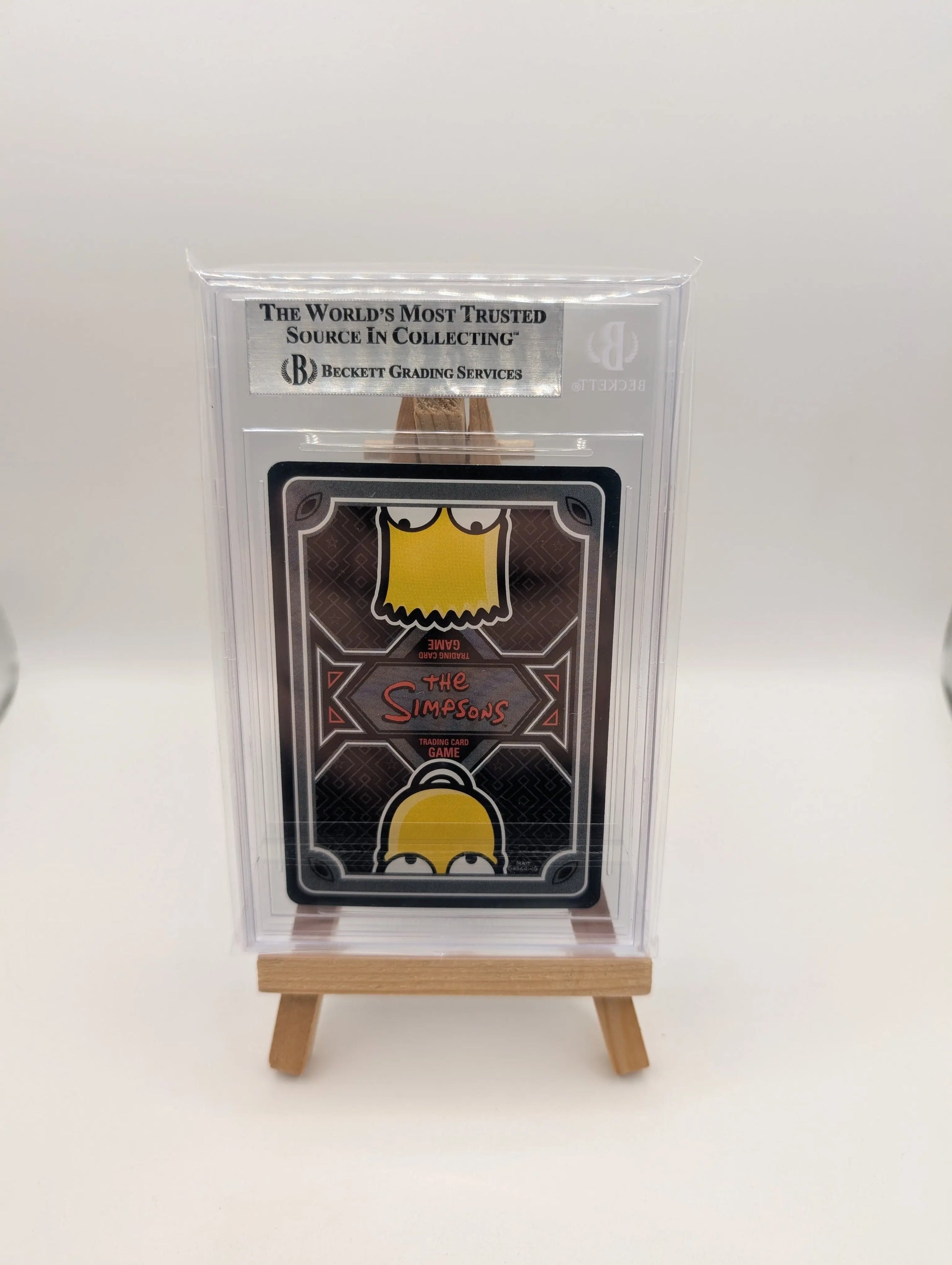 2003 WOTC WIZARDS OF THE COAST THE SIMPSONS TCG DANCIN HOMER SIMPSON CARD BGS 8.5 FRENLY BRICKS - Open 7 Days