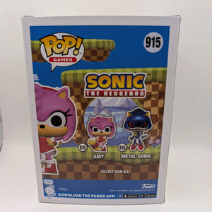 Funko Pop! Games Sonic the Hedgehog 915 Amy Vinyl FRENLY BRICKS - Open 7 Days