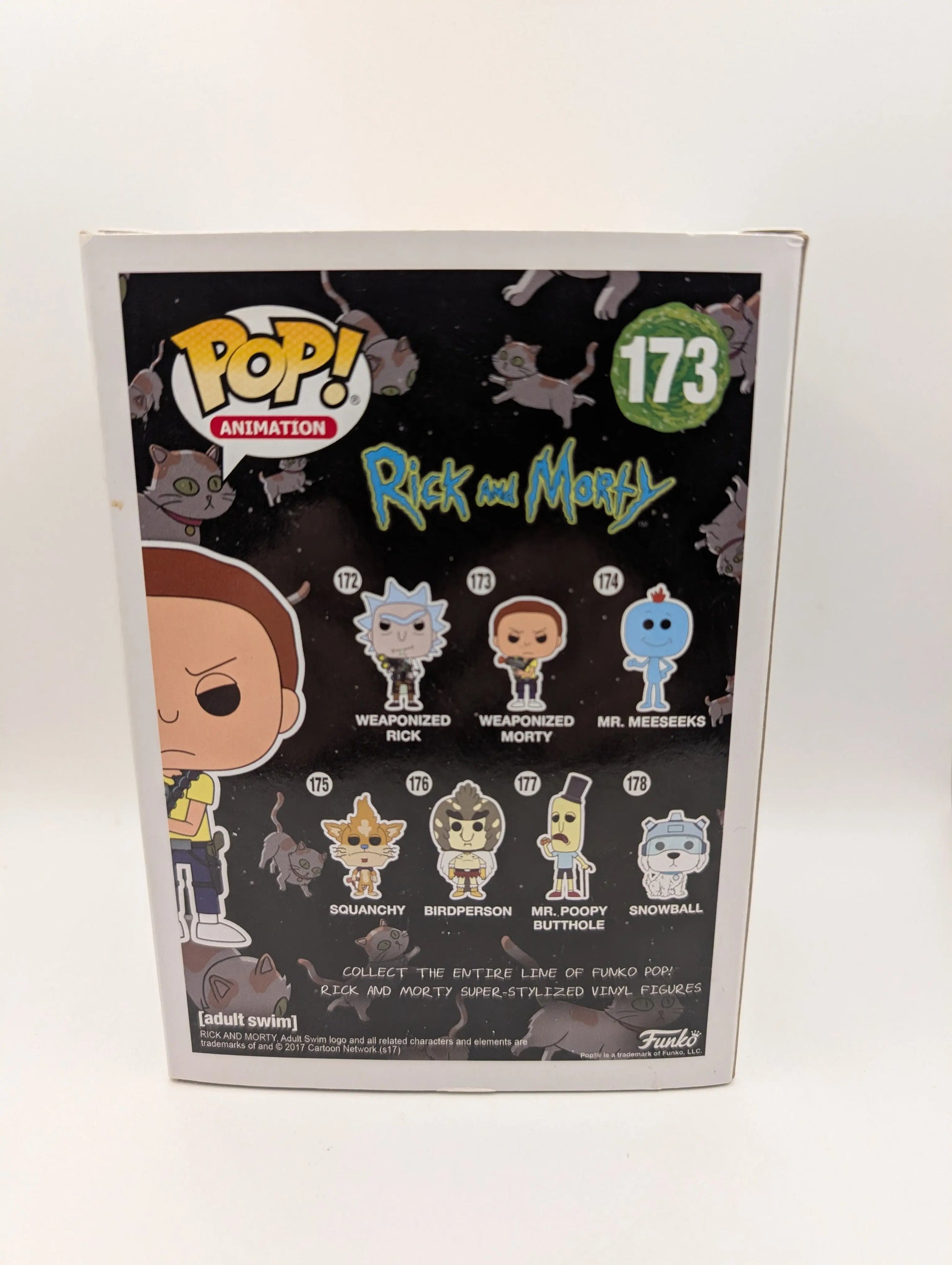 FUNKO POP VINYL - ANIMATION - RICK AND MORTY - WEAPONIZED MORTY - #173 FRENLY BRICKS - Open 7 Days