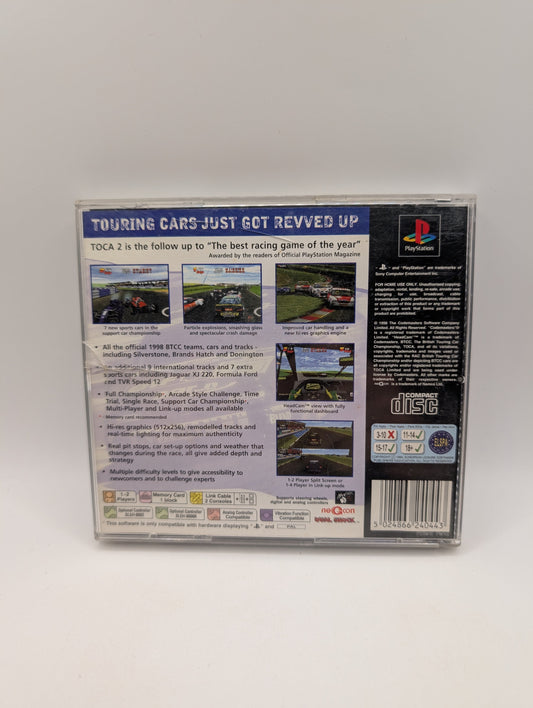TOCA 2 Touring Cars  - PlayStation 1 (PS1) Game With Manual PAL FRENLY BRICKS - Open 7 Days