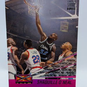 1993-94 Topps Stadium Club Shaquille O’Neal Beam Team #1 Members Only Parallel FRENLY BRICKS - Open 7 Days