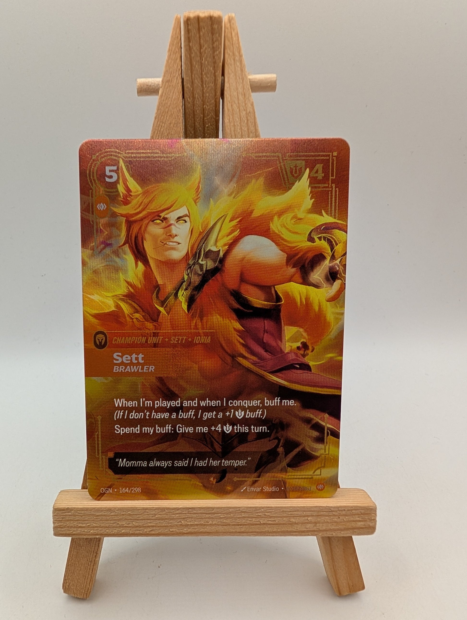 League of Legends Riftbound Origins Sett Brawler Epic 164/298 English FRENLY BRICKS - Open 7 Days