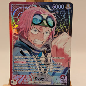 A Fist of Divine Speed #OP11-001 Koby (001) (Alternate Art) FRENLY BRICKS - Open 7 Days