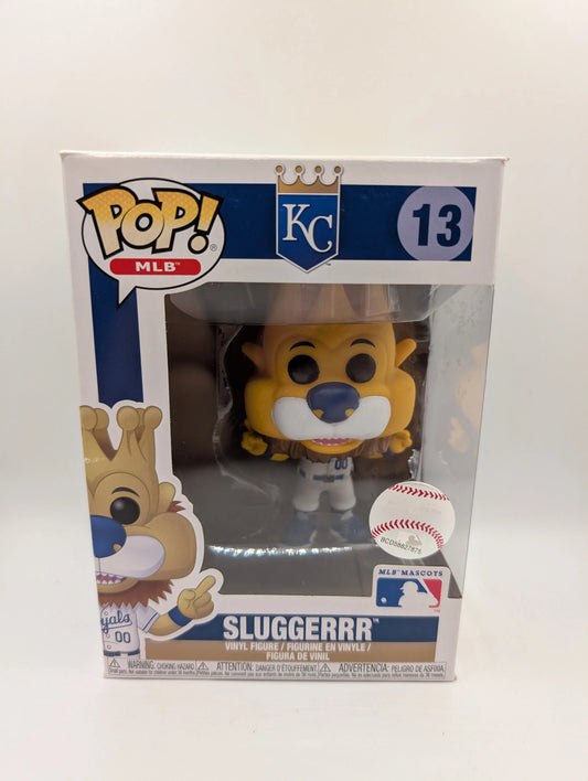 Funko Pop! - MLB Mascots Sluggerrr #13 Kansas City Royals FRENLY BRICKS - Open 7 Days
