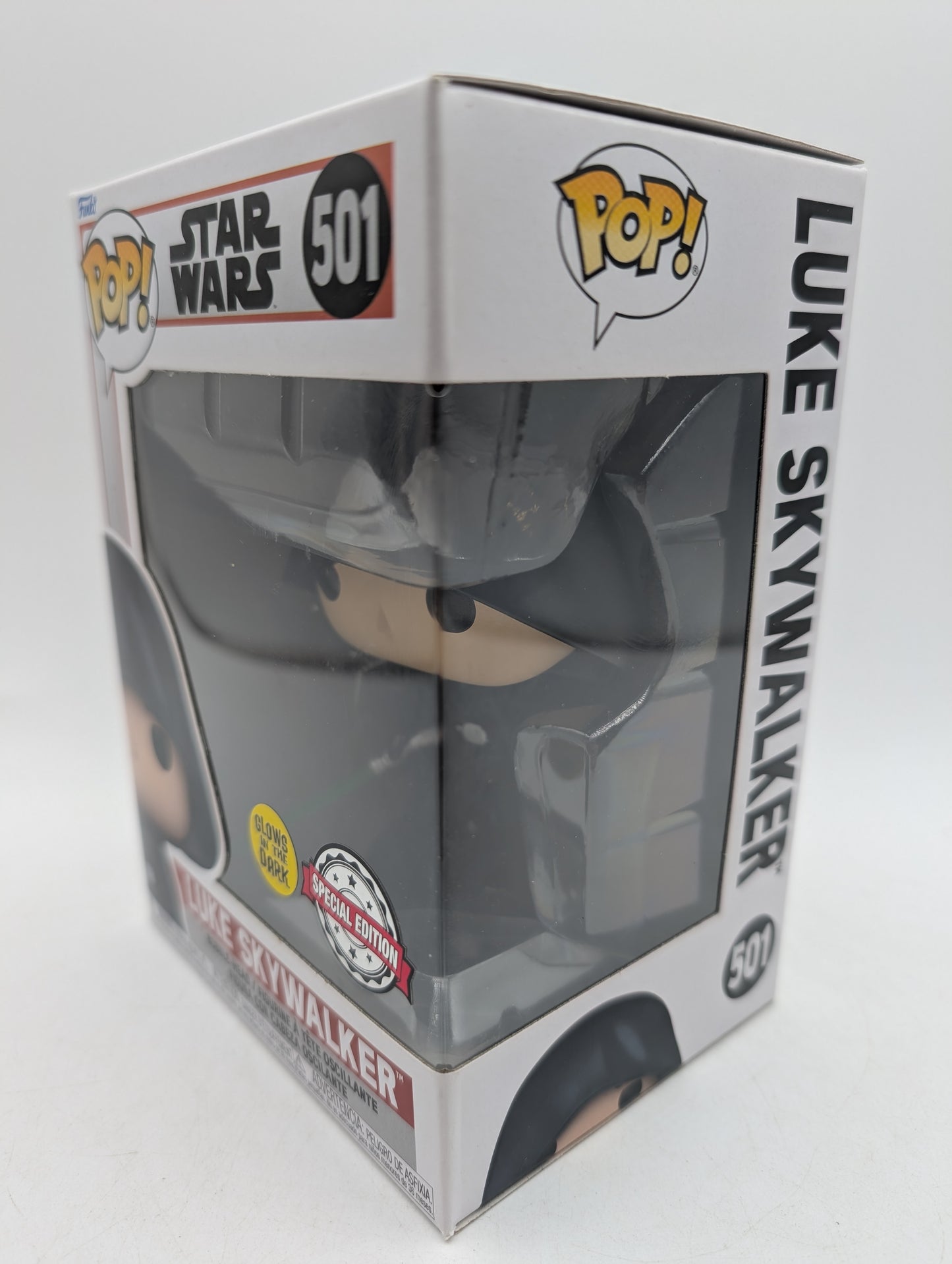 Funko Pop! Star Wars Luke Skywalker #501 Glow In The Dark GITD Special Edition