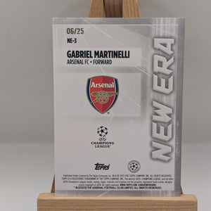 Gabriel Martinelli Arsenal FC /25 Orange 2024/25 Topps UCC Flagship #NE-3 FRENLY BRICKS - Open 7 Days