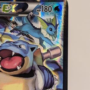 Blastoise EX XY122 XY Holo Black Star Promo 2016 - Pokemon TCG Card LP-MP FRENLY BRICKS - Open 7 Days