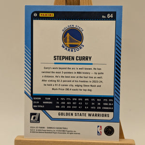 2024-25 Panini Donruss - Stephen Curry #64 Holo Purple Lazer FRENLY BRICKS - Open 7 Days