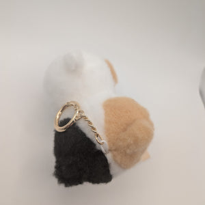 BT21 Baby Chimmy More Fluffy Calico Cat Plush Keychain - Official LINE Friends FRENLY BRICKS - Open 7 Days