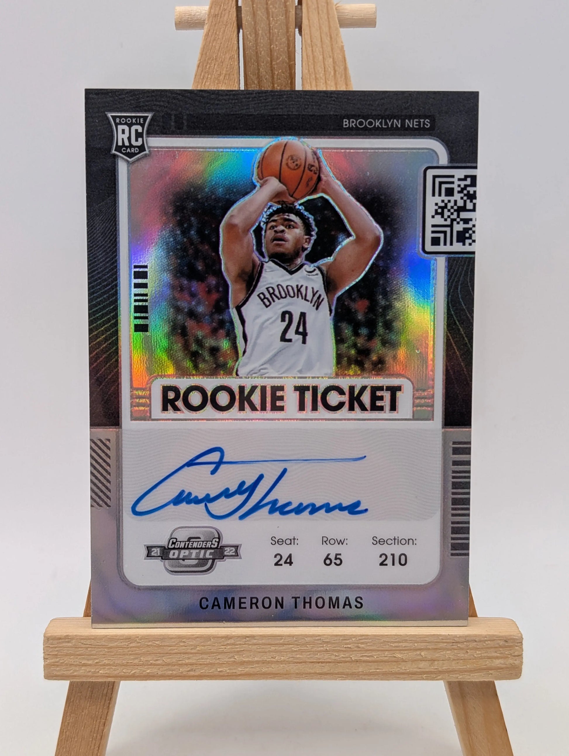 2021 Contenders Optic Cameron Thomas Variation Auto 137 FRENLY BRICKS - Open 7 Days