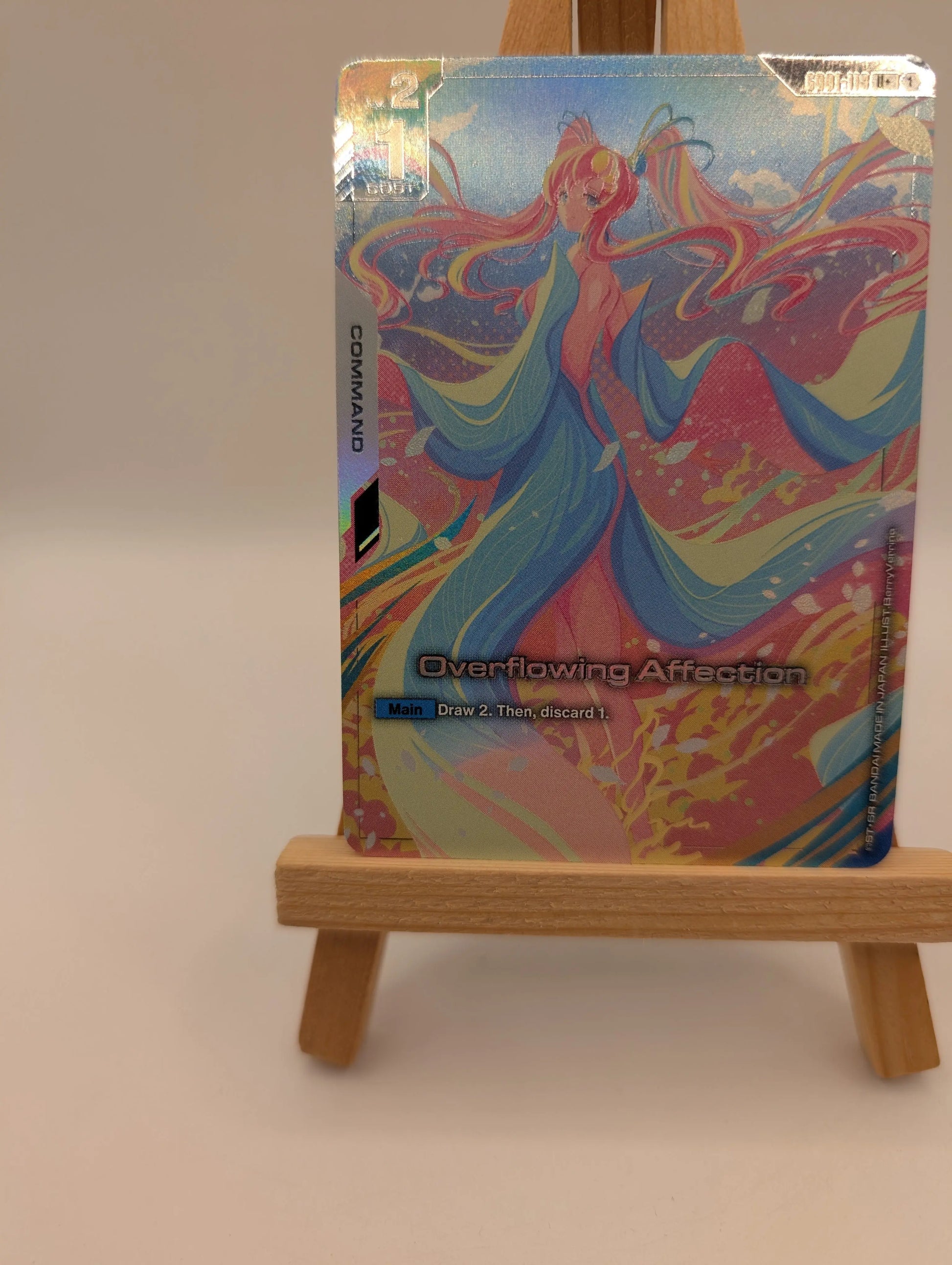 Gundam Card Game Newtype Rising Overflowing Affection GD01-118 U+ Holo Foil Alt FRENLY BRICKS - Open 7 Days