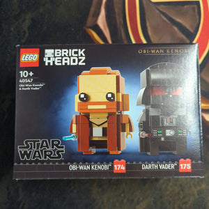 Lego Star Wars Brickheadz 40547 Obi-Wan Kenobi & Darth Vader New/Sealed FRENLY BRICKS - Open 7 Days