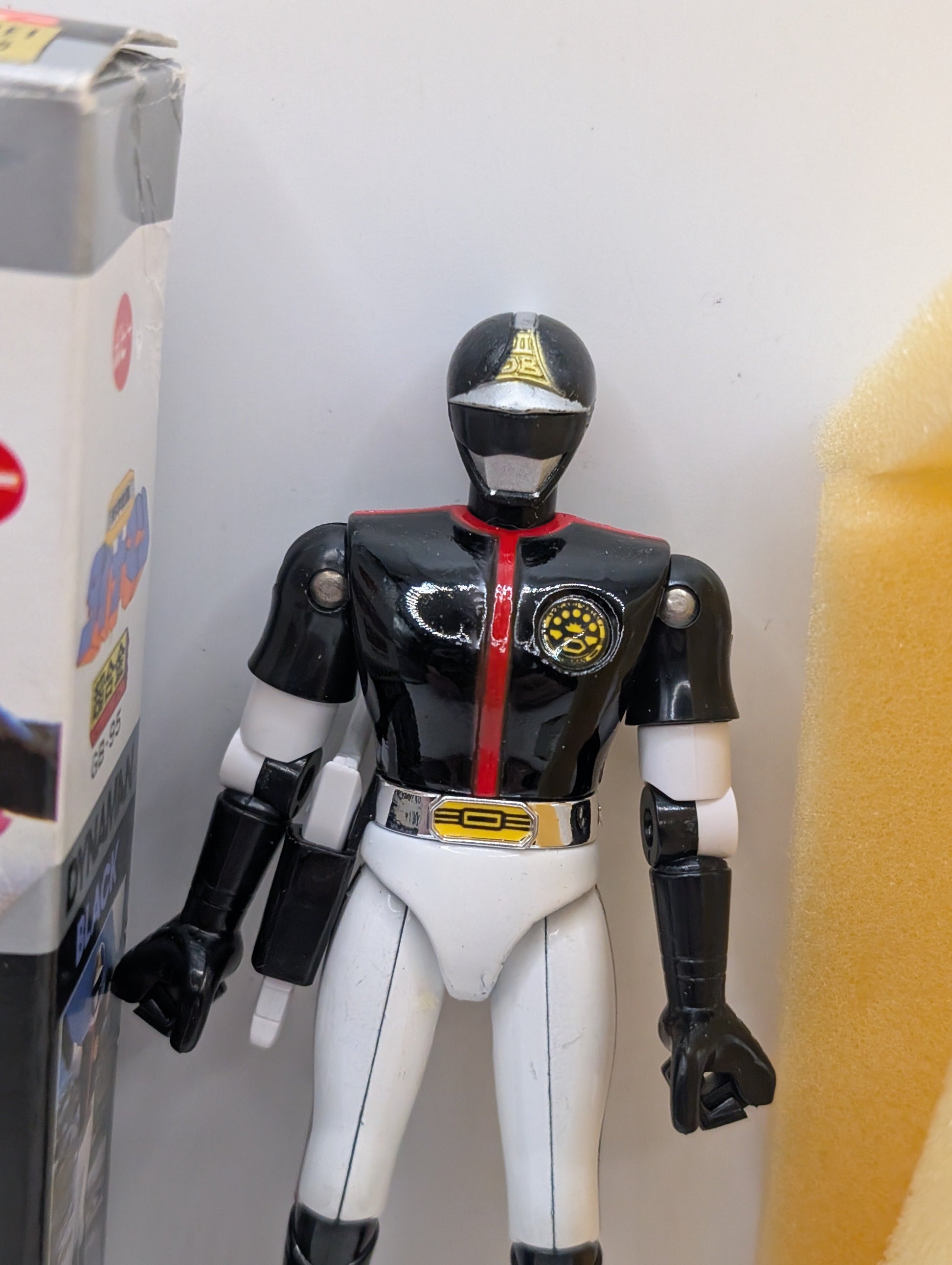 1983 BANDAI JAPAN POWER RANGERS SENTAI DYNAMAN POPY CHOGOKIN MEGA RARE black FRENLY BRICKS - Open 7 Days