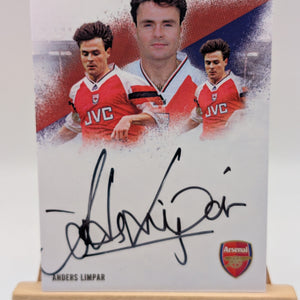 2025 Futera Anders Limpar /7 Auto Autograph Arsenal FRENLY BRICKS - Open 7 Days