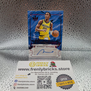 2024-25 Panini Court Kings Bennedict Mathurin Masterstrokes Auto Ruby /75 FRENLY BRICKS - Open 7 Days