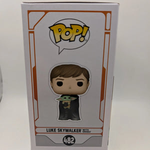 Funko Pop! Vinyl: Star Wars - Luke Skywalker with Grogu #482 FRENLY BRICKS - Open 7 Days