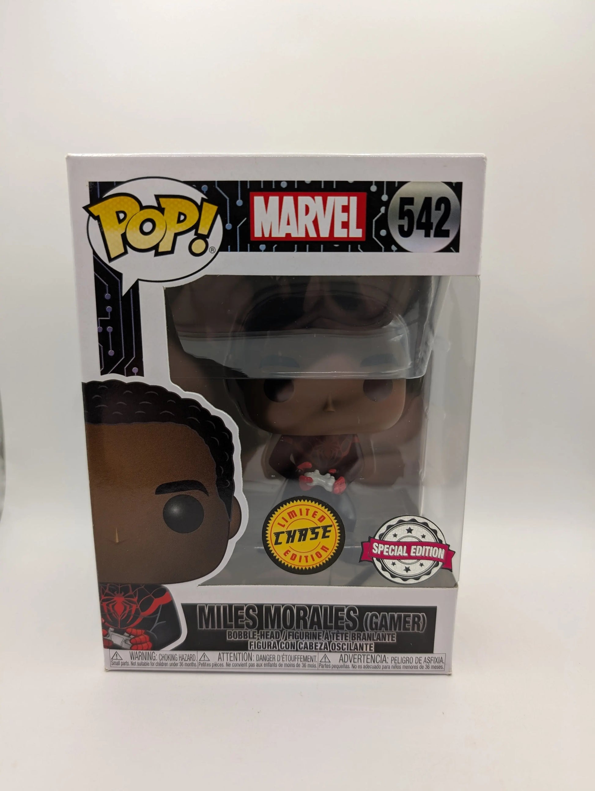 Funko Pop #542 Miles Morales(Marvel: Chase/Gamer) FRENLY BRICKS - Open 7 Days