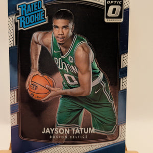 2017-18 PANINI DONRUSS OPTIC JAYSON TATUM RATED ROOKIE #198 RC BOSTON CELTICS FRENLY BRICKS - Open 7 Days