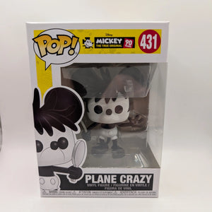 Funko Pop Plane Crazy #431 - Mickey The True Original 90 Years - Vaulted FRENLY BRICKS - Open 7 Days