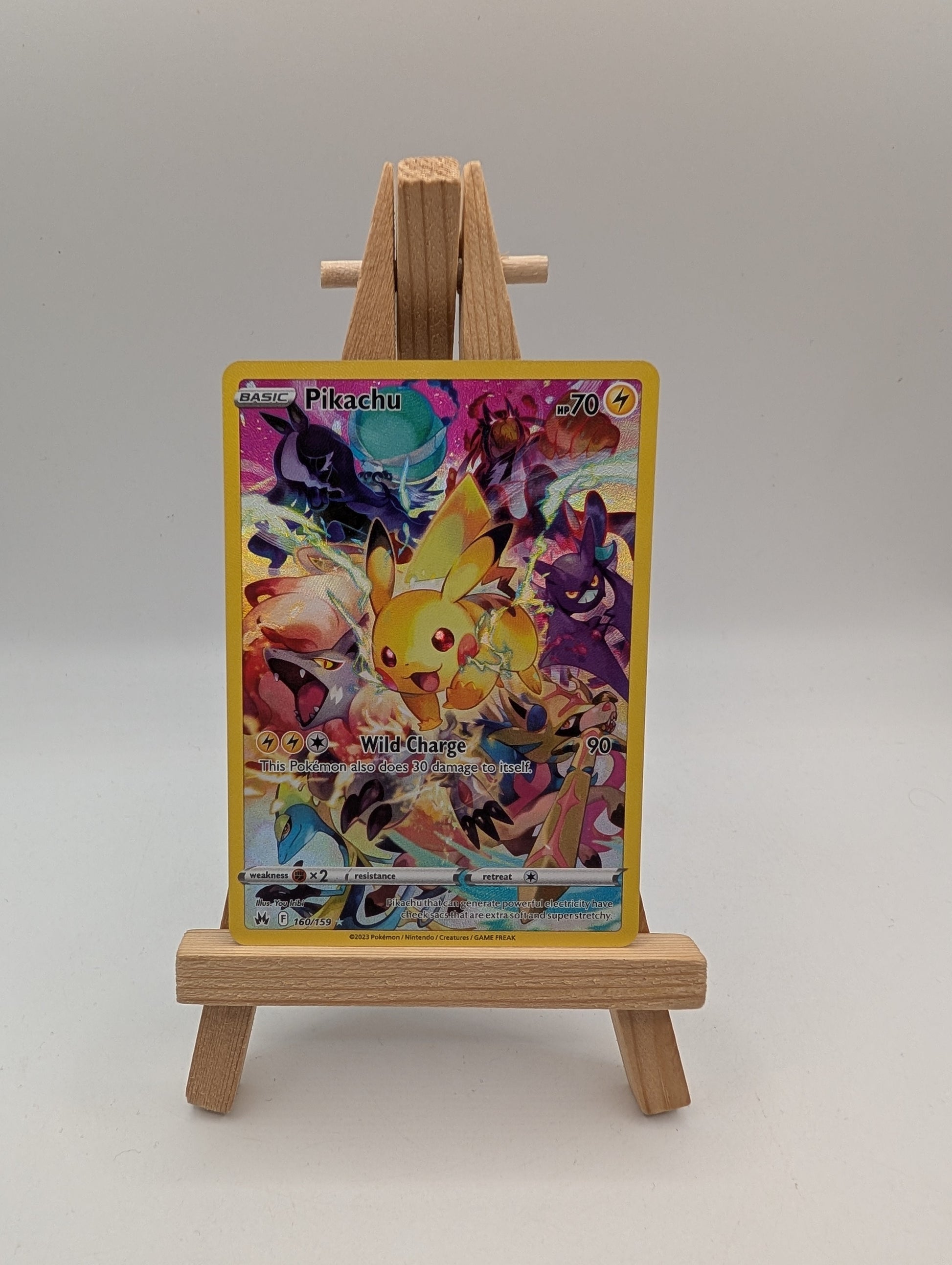 Pikachu (Secret) 160/159 Crown Zenith Secret Rare NM FRENLY BRICKS - Open 7 Days