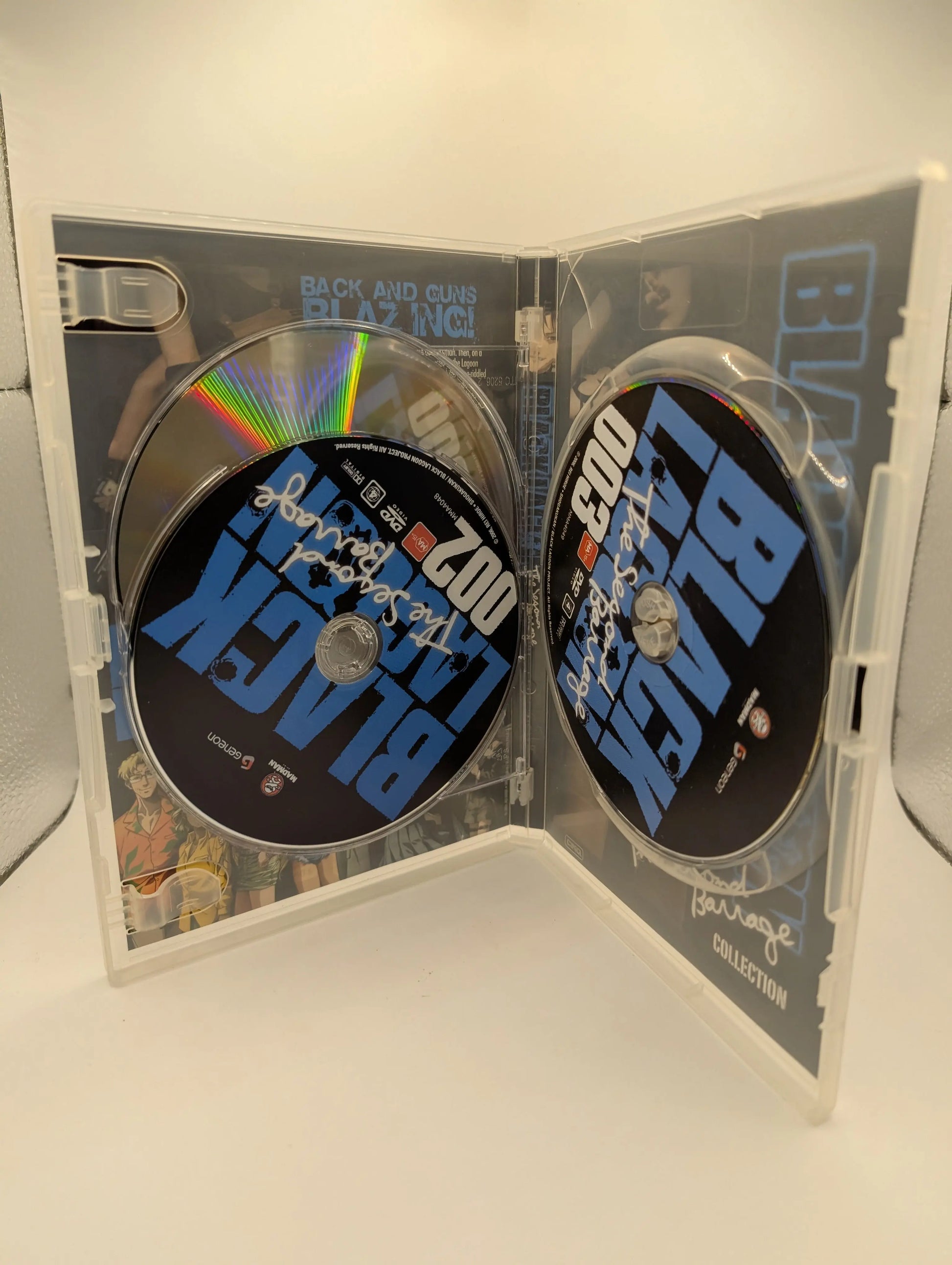 Black Lagoon - The Second Barrage - Season 2 - DVD collection used FRENLY BRICKS - Open 7 Days