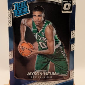 2017-18 PANINI DONRUSS OPTIC JAYSON TATUM RATED ROOKIE #198 RC BOSTON CELTICS FRENLY BRICKS - Open 7 Days